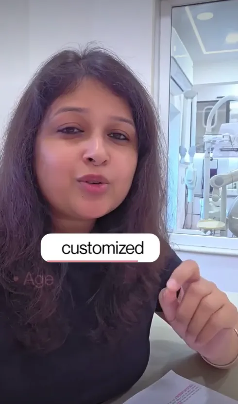 Dr. Shweta's Dental Instagram Reel