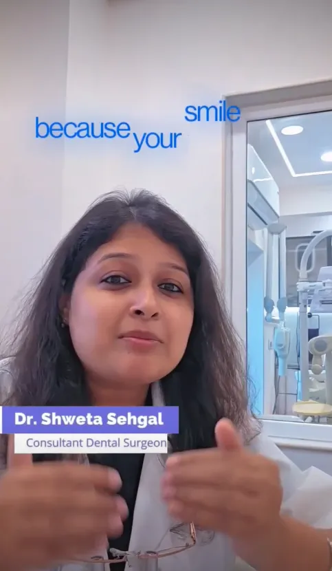 Dr. Shweta's Dental Instagram Reel