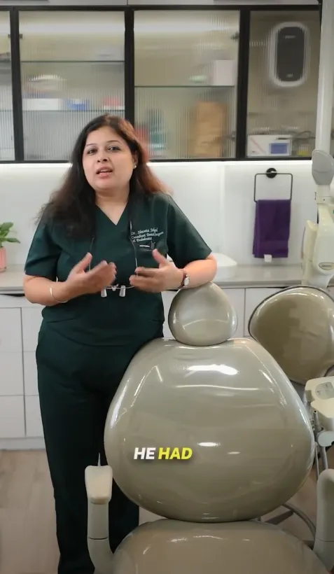 Dr. Shweta's Dental Instagram Reel